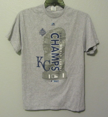 Kansas City Royals 2015 World Series Champions t shirt mens L