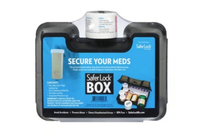 Safer Lock Box Secure Medication 4 Digital Changeable Combination Lock ...