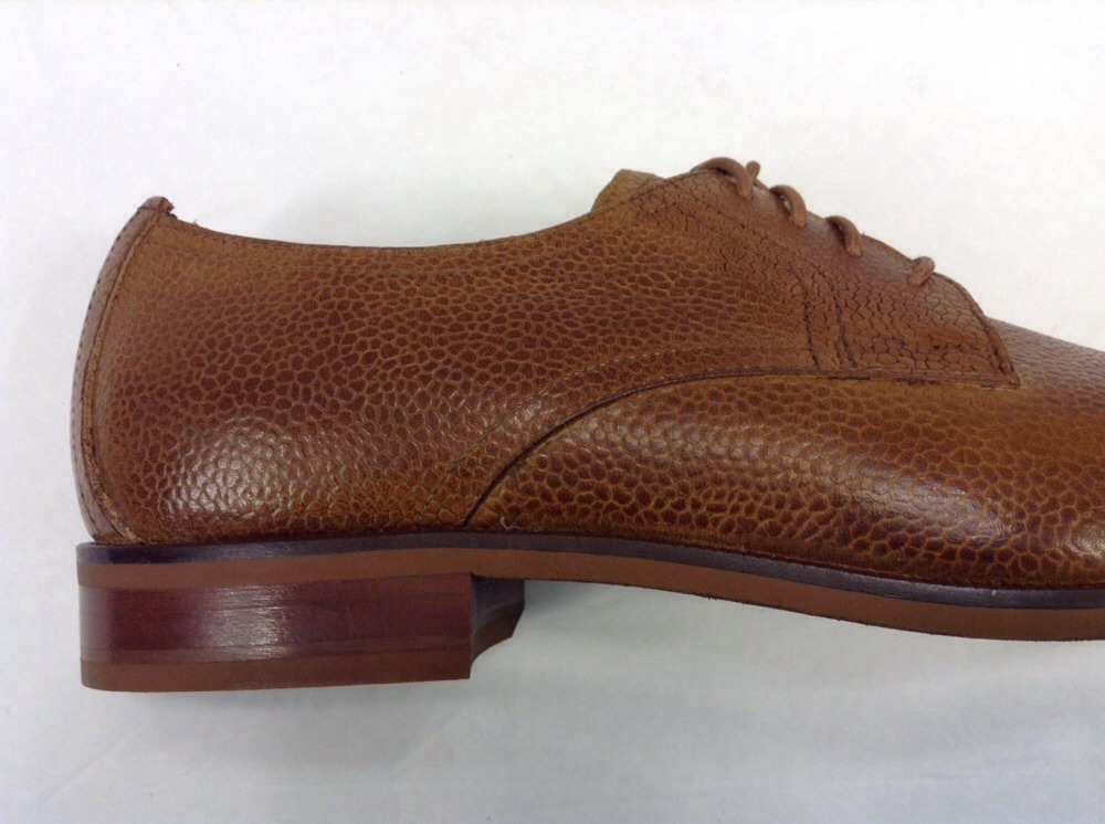 Cole Haan Men 8 M Carter Cuoio Leather Plain Oxfords Dress  display picture 3