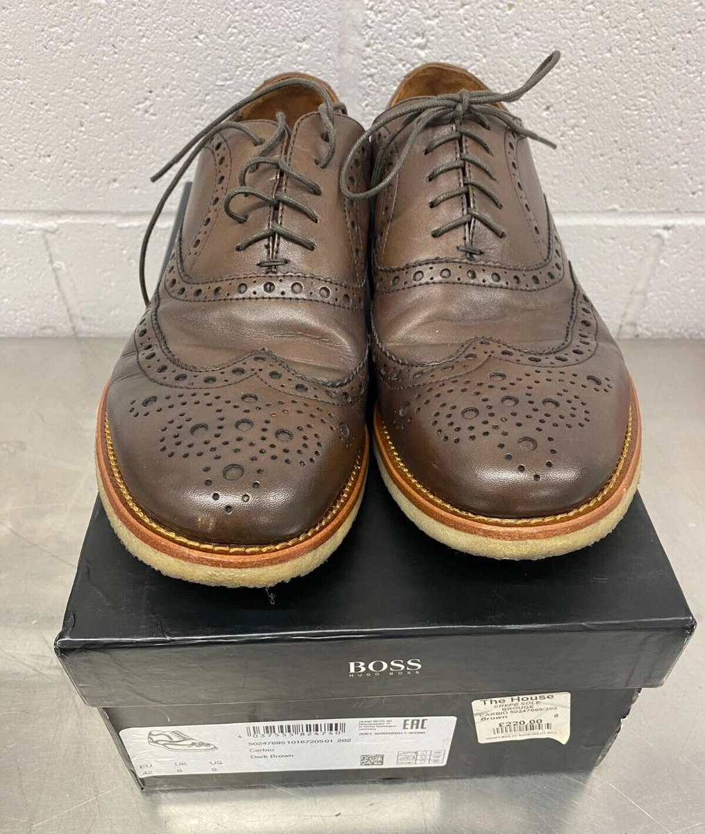 Hugo boss lace up shoes deals