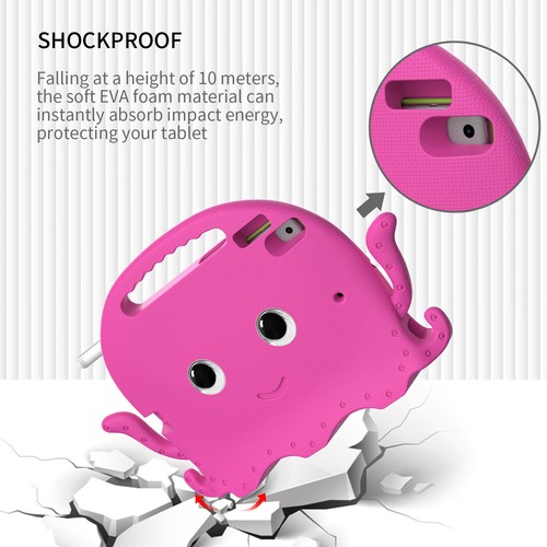 For iPad 6th/5th Gen/Air 2/Pro 9.7 Kids Handle Case Screen Cover Shoulder Strap - 第 52/64 張圖片