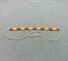 Embera Chami beaded Bracelet by women of the Colombian indigenous tribe 3160