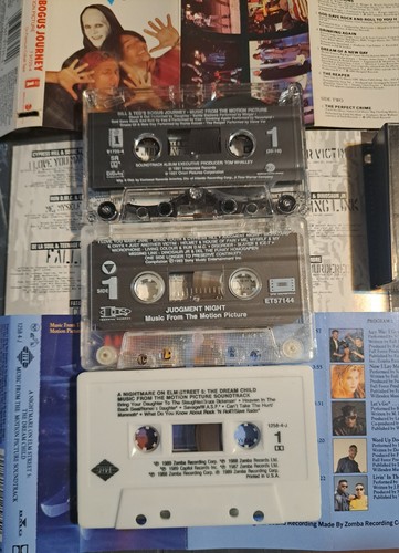 Bill ted's bogus journey, Judgement Night, Nightmare On Elm Street 5 Cassettes - Picture 8 of 9