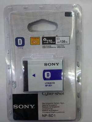 Original SONY NP-BD1 digital camera battery Cybershot NP BD1 FD1 T
