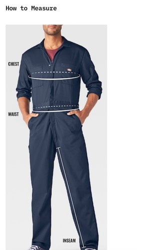 Dickies Mens Short Sleeve 33999 Work Wear or Fashion Uniform Coveralls Jump Suit - Picture 4 of 25