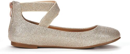 Damen-Ballerinas flach elastisch Knöchelriemen Slipper Halbschuhe Freizeitschuhe flache Schuhe - Bild 55 von 58