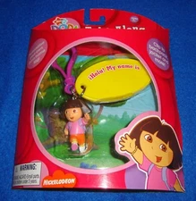 Dora the Explorer Take Along Name Tag Clip On Basic Fun MIB Rare