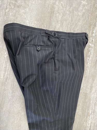 GERALD FREEDMAN Fully Bespoke Charcoal Chalk Stripe Suit SAVILE ROW (42-44S) - Picture 15 of 20