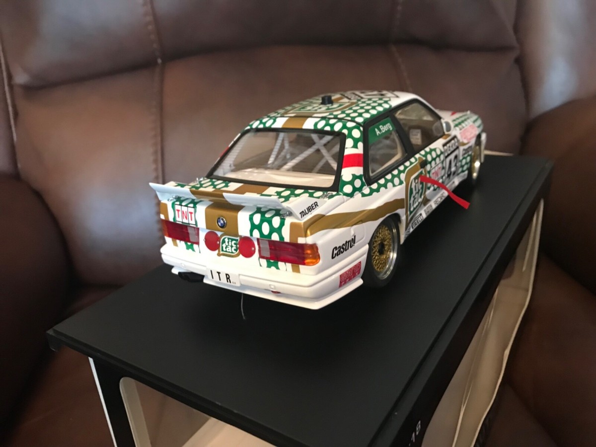 AUTOART 1/18 BMW M3 E30 DTM 1991 TIC TAC A.BERG #43 89147 | eBay