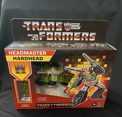 2020 Hasbro Transformers G1 Retro HEADMASTER HARDHEAD Walmart Exclusive Sealed