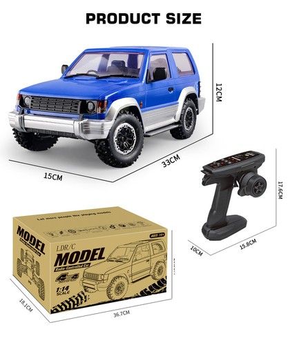 1/14 Scale RC Crawler, LD1297 RC Truck 4x4 Off Road Car RTR 2.4GHz Hobby Toys - Picture 6 of 22