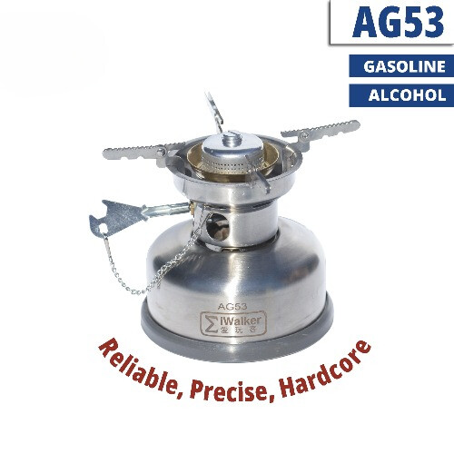 Quemador de estufa para exteriores de doble combustible de alcohol/gasolina quemador silencioso - Imagen 1 de 14