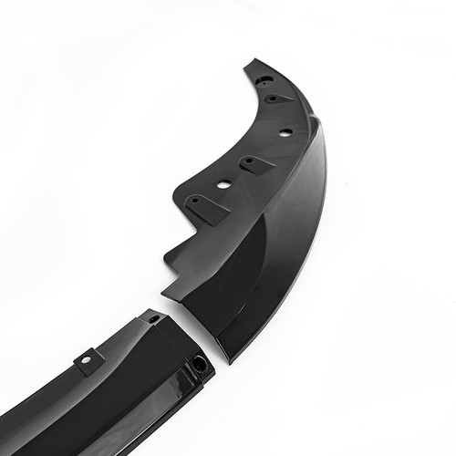 Divisor de labios delantero negro brillante M Sport para BMW Serie 4 G22 G23 G26 2020-2022 - Imagen 8 de 9