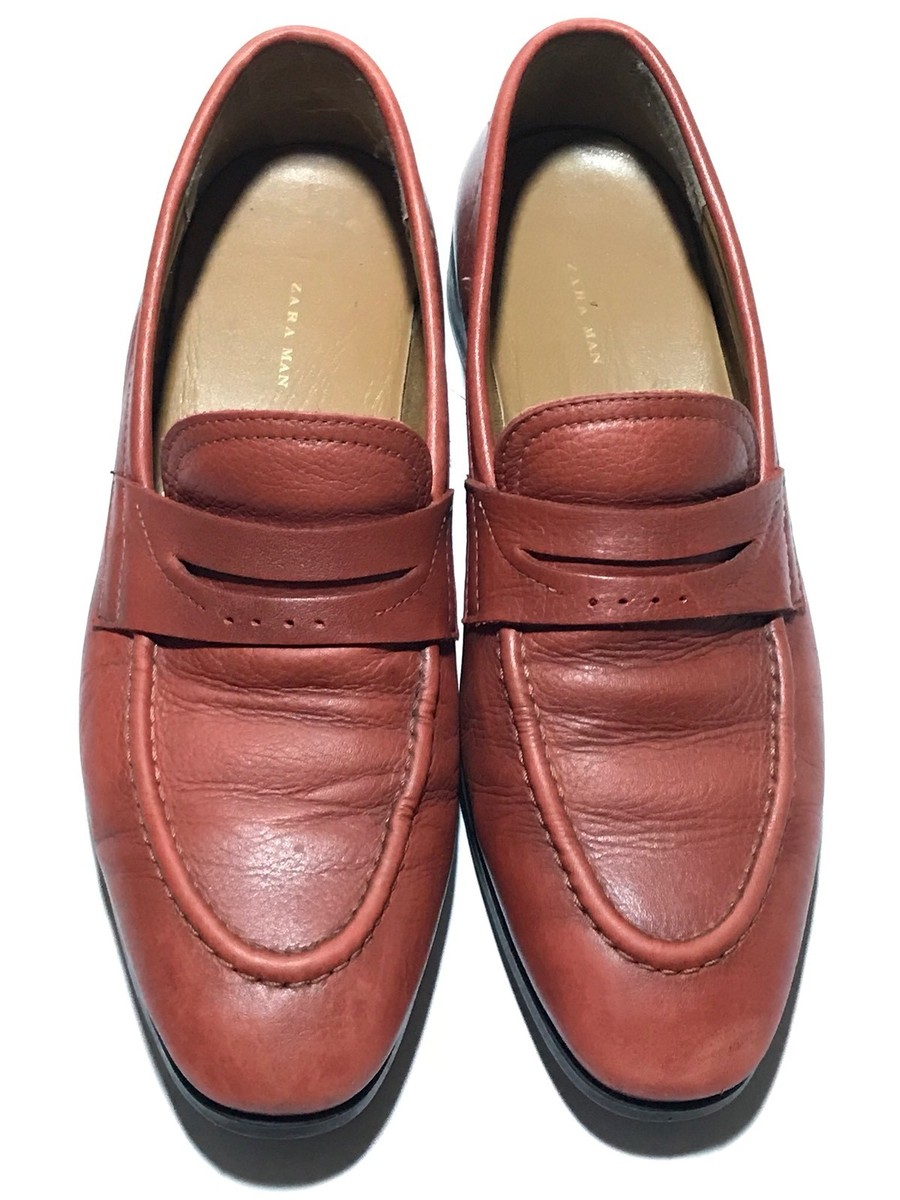 ZARA MAN Blush Pink Slip On Loafers Size 40 ZARA MAN pink suede loafers | eBay main image 3