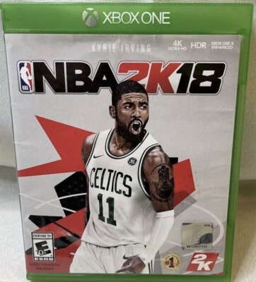 XBOX ONE NBA 2K18 KYRIE IVING and NBA 2K19 GIANNIS ANTETOKOUNMPO