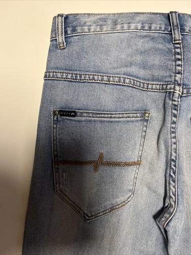 Rusty Mens Jeans Size 30 X2 Blue Dumpster Distressed Jogger Denim Skinny - Picture 15 of 21