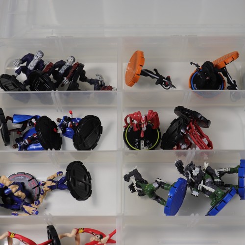 Vintage Heroclix Lot w/Shimano Plastic Case Marvel Heroes Mini Fugures - Picture 4 of 6