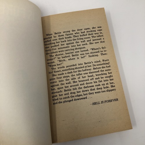 HELL IS FOREVER J Lance Gilmer 1977 Out-Of-Print Holloway House Rare PB Book - Foto 5 di 8