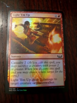 Light 'Em Up (113) FOIL MTG Streets of New Capenna NM Common