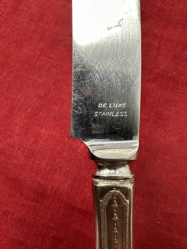 Hampton Court Community Plate 1926 Flatware Silverplate Wreath ONEIDA 9.5" Knife - Picture 6 of 13