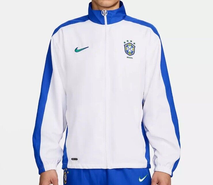 Nike Brazil 1998 Reissue Soccer Replica Track Jacket Men Nike Brazil 1998 Reissue Soccer Replica Track Jacket Men