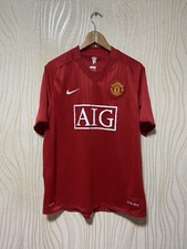 MANCHESTER UNITED 2007 2009 HOME FOOTBALL SHIRT SOCCER JERSY NIKE 237924-666 sz