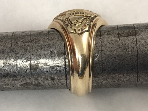 Vtg '65 University Of Mn Minnesota 10k Gold Onyx College Class Ring 17.9g 8.25 - Picture 3 of 19