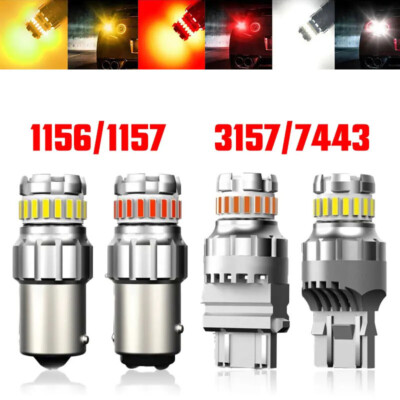 Turn Signal Light  LED Bulb Anti Hyper Flash 3156/3157/7440/7443/1156/1157 LED