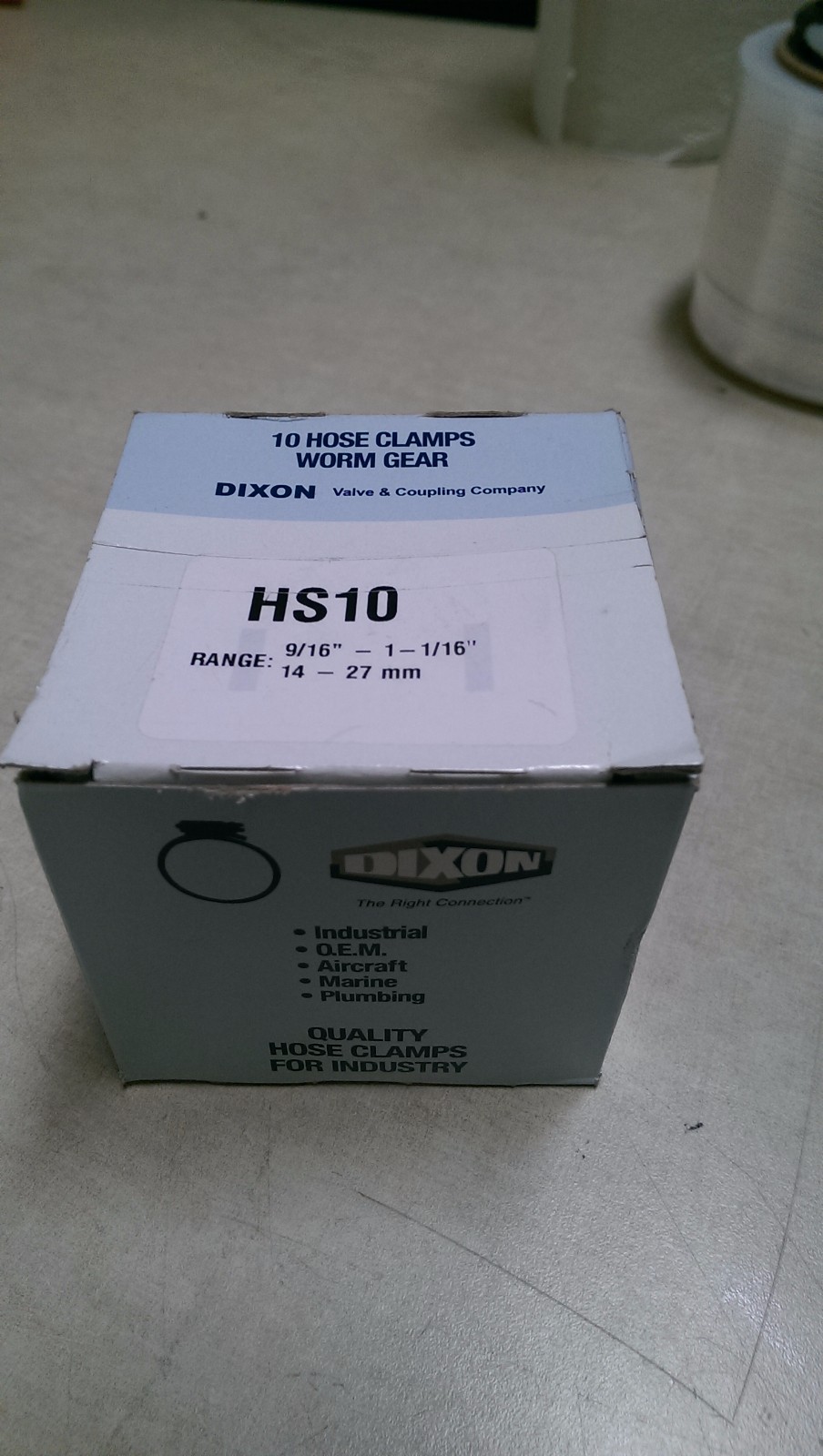 Box of 10 Dixon Valve 238HS10 Wormgear Clamps eBay