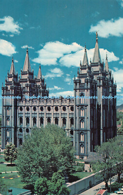R530238 Utah der Mormonentempel Salt Lake City Bonneville Nachrichten Plastichrome von Co