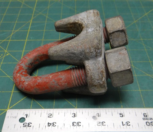 Genuine Crosby 1-1/4" U-Bolt, Wire Rope Clip - Picture 4 of 4