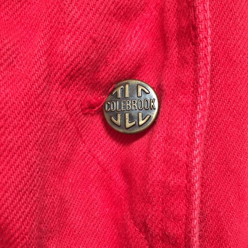 JL Colebrook Women’s S Red Hooded Denim Jacket - Picture 3 of 12