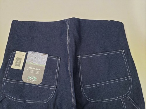 NEW Mens Authentic KEY IMPERIAL Carpenter Bib Overalls 100% Cotton - Picture 5 of 8
