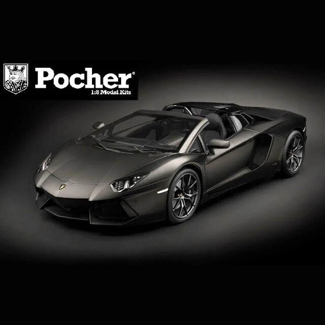 1/8 ポケール Pocher ランボルギーニ アヴェンタドール LP700-4 NEW Pocher 1:8 Lamborghini Aventador LP700-4 Roadster Nero