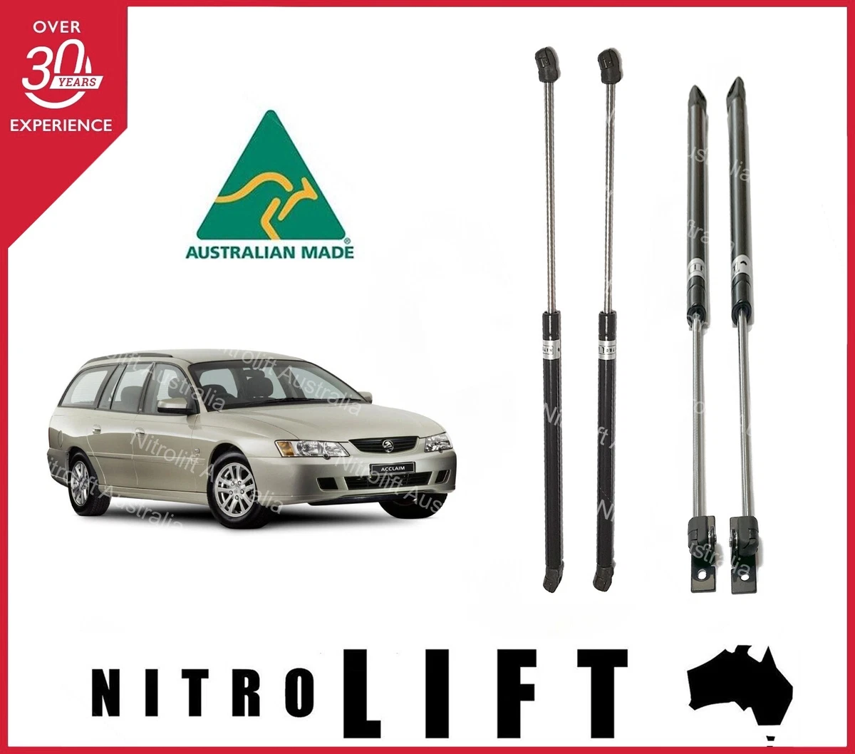 Vx commodore bonnet struts deals