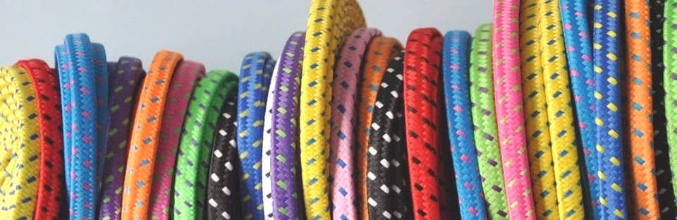 10FT LONG Flat Braided USB data power cord Charger Cable for iPhone 3 4 4S iPod - Image 3 of 4