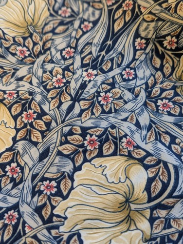 Tela de césped suave de algodón William Morris pimpinela para confeccionar POR 50 CM - Imagen 65 de 72