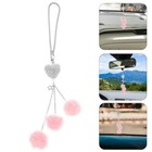 Auto Charm Hanging Car Charm Rear Mirror Charms Heart Car Charm