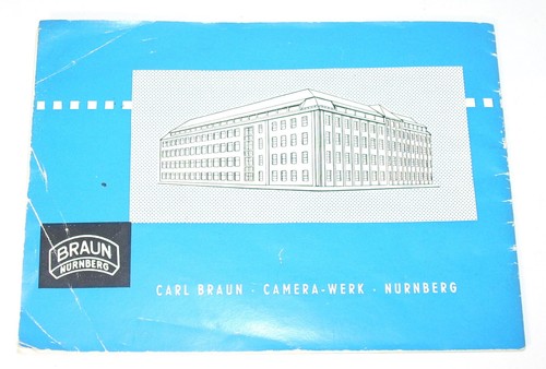 Cámara fotográfica vintage BRAUN "35" manual de instrucciones del propietario solo Alemania - Imagen 3 de 4