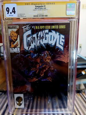 Gargoyle #1 CGC SS 9.4 Signed by J.M. DeMatteis Marvel Enigmatic Hero Comic Key