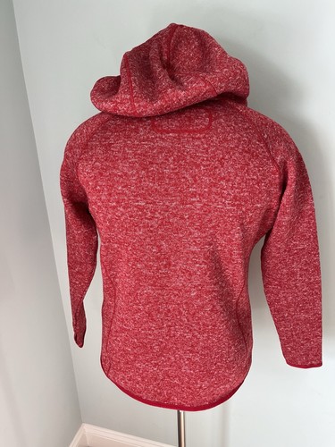 New England Patriots Womens Hoodie Sweatshirt Fleece Red NFL Football Large L - Picture 5 of 5