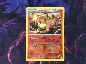 Pokemon Camerupt 22/149 Rare Reverse Holo Good Condition Boundaries Crossed