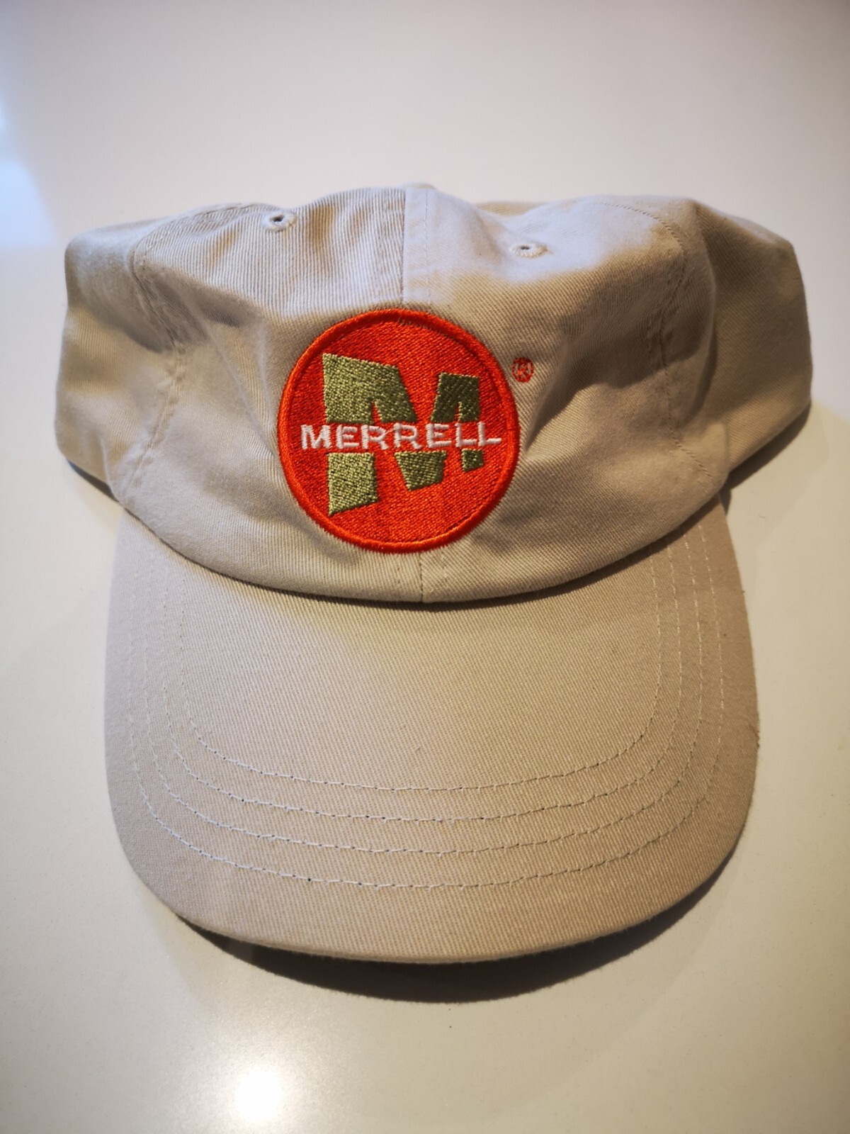 Merrell Vintage ""M"" Cappellino da Baseball Regolabile Fibbia Logo Unisex Adulti TAGLIA UNICA