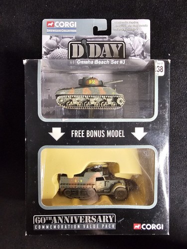Corgi D-Day 60th Anniversary Die-Cast Models (Omaha Beach Set #3) NIB