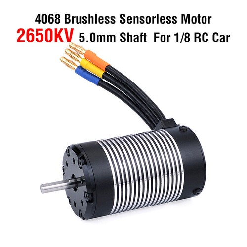 Rocket 4068 Waterproof Brushless Motor 2650KV 2050KV 1900/1700KV for 1/8 RC Car - Picture 6 of 16