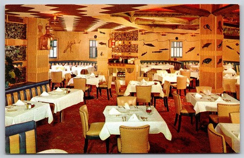 Postcard Smith Bros Fish Shanty Restaurant, Los Angeles CA B124
