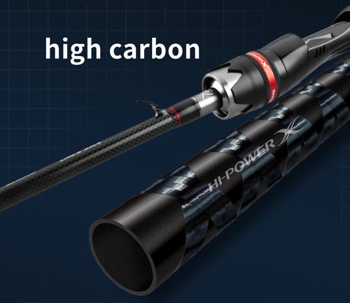 1.68M/1.8M Fishing Rods Carbon Fiber Spinning/casting Lure Rods 2 Section Poles - Picture 19 of 32