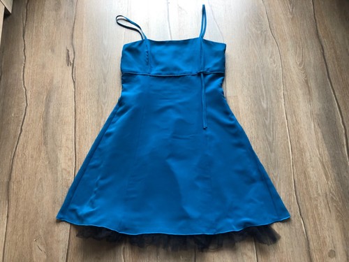 Elegant Chiffon Träger Kleid Gr S