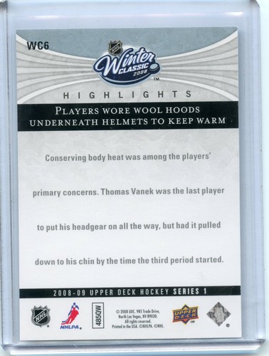 2008-09 Upper Deck Winter Classic Pick what you need!!!!! - Picture 9 of 25