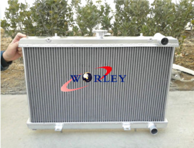 2 core aluminum radiator for Nissan SILVIA S13 CA18DET manual